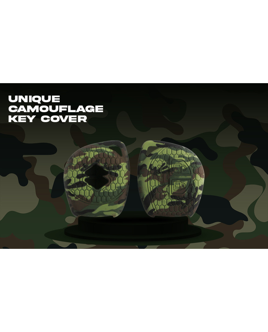 Keyzone Camouflage Silicone Key Cover KC23 fit for Suzuki 2 Button Remote Key